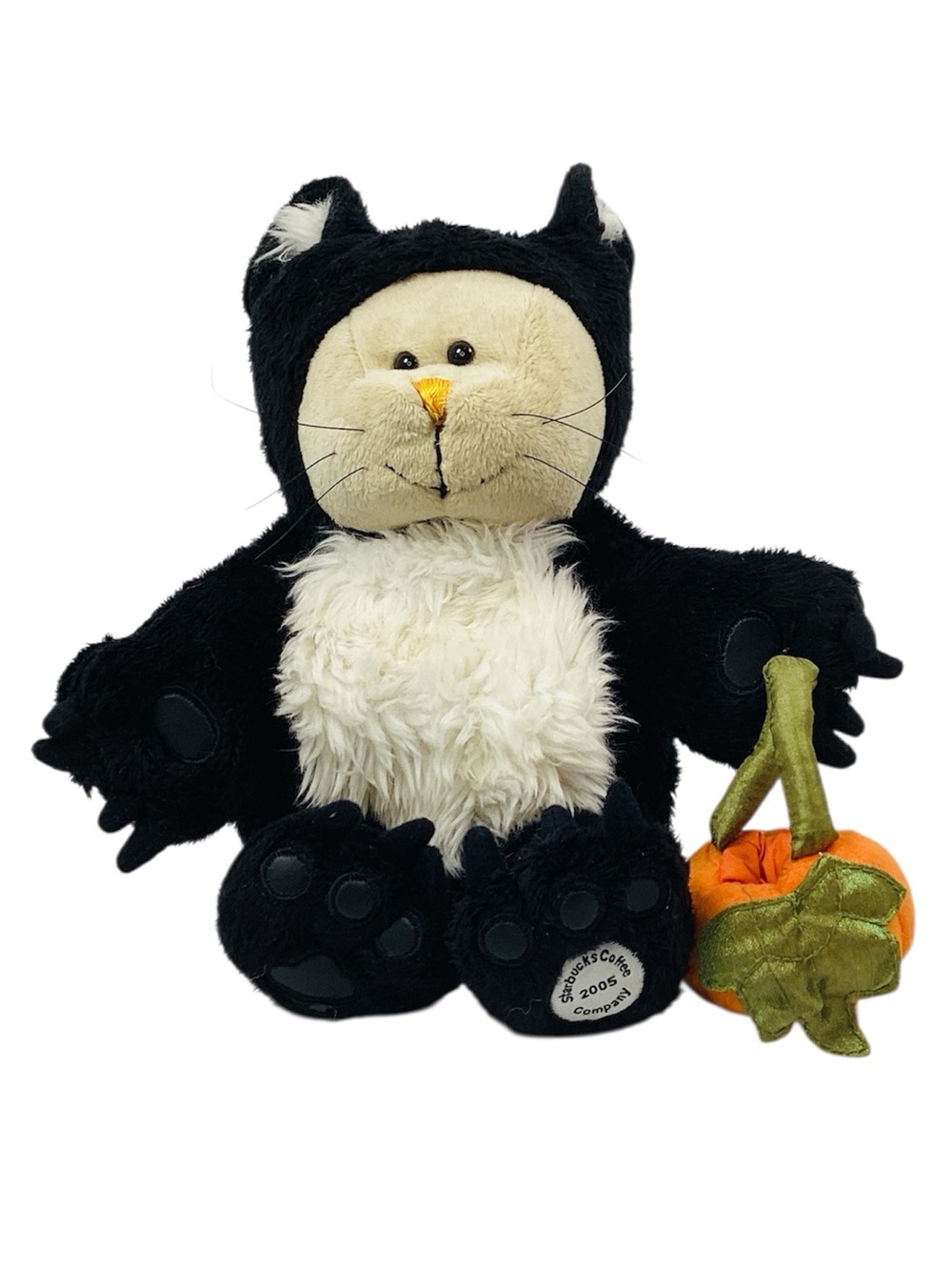 🐷 Starbucks 2005 Halloween Black Cat Bearista Bear